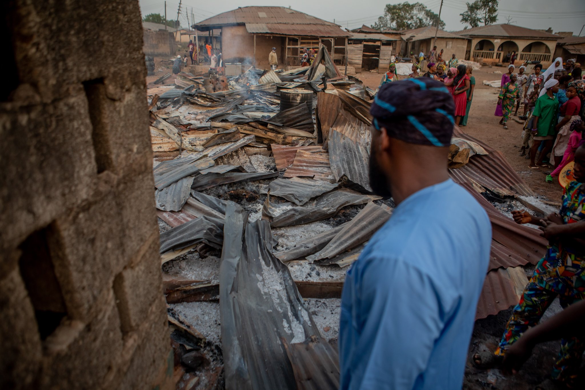 Fire razes shops, transformer, plunges Oyo community into total darkness