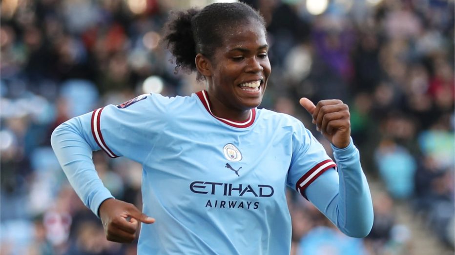 ‘Why I did ‘Davido celebration’ in Manchester Derby’ – City star Bunny Shaw