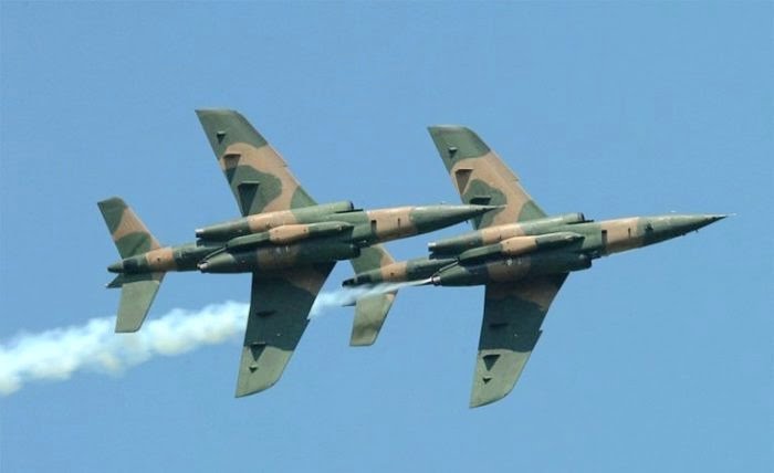 NAF airstrikes eliminate terrorists, destroy weapons in Borno