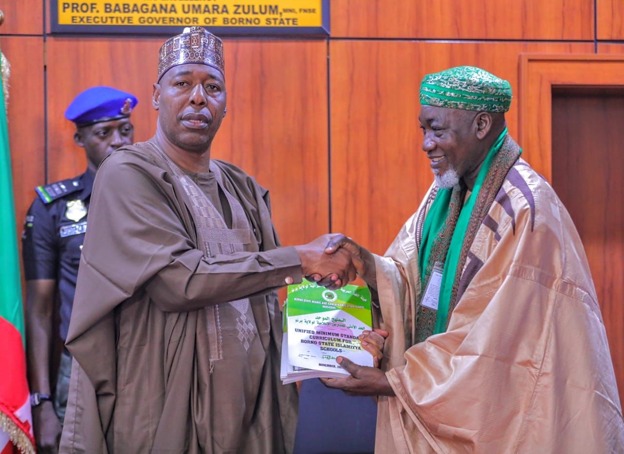 Zulum unveils counterterrorism curriculum for Islamic Schools in Borno