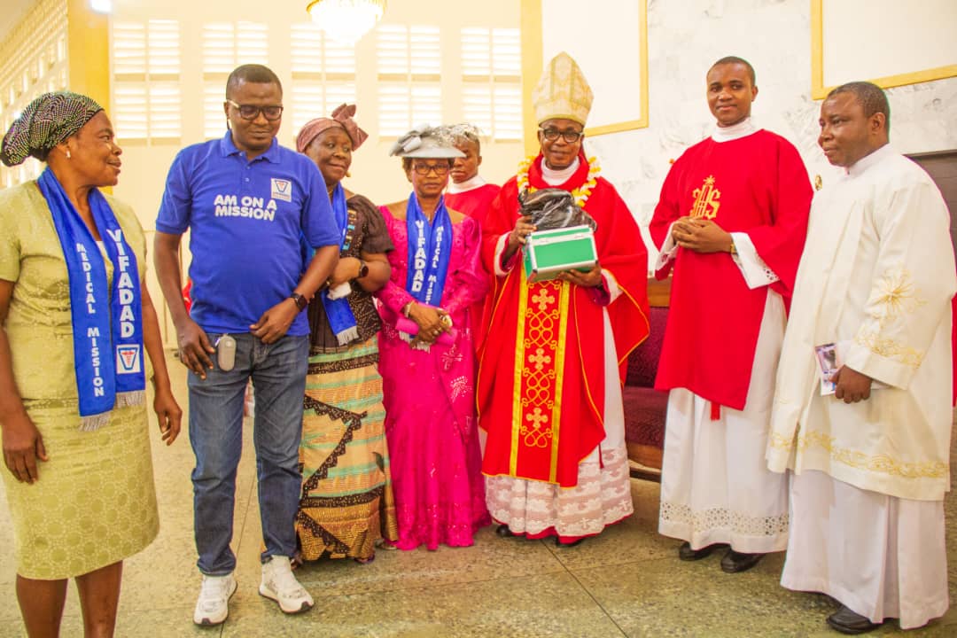 VIFADAD Medical Mission donates medical supplies, equipments to Queen of Apostles Seminary, takes over running of Infirmary