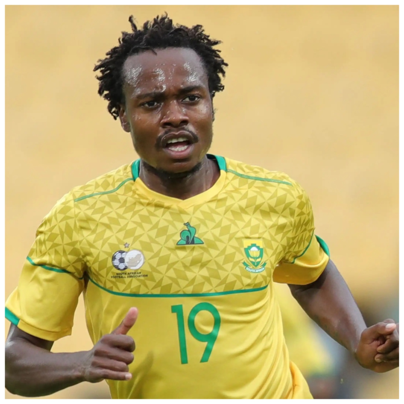 AFCON: South Africa’s Percy Tau congratulates Nigeria ahead of Ivory Coast clash