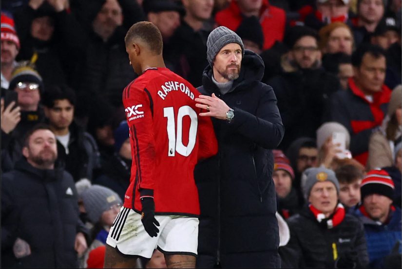 EPL: Rashford, Ten ‘barely speaking with each other’