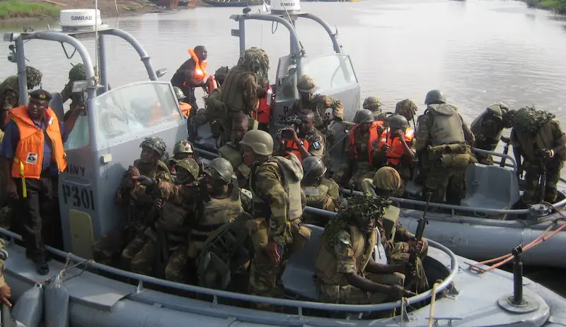 Navy arrests 2 alleged smugglers, seize 38 bags of rice in Akwa-Ibom
