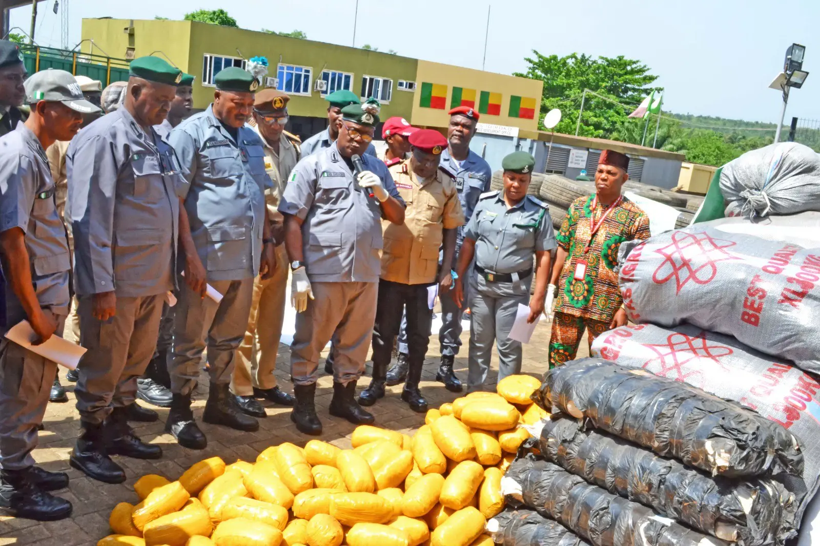 Customs intercepts 940 bullets, Indian hemps others in Ogun
