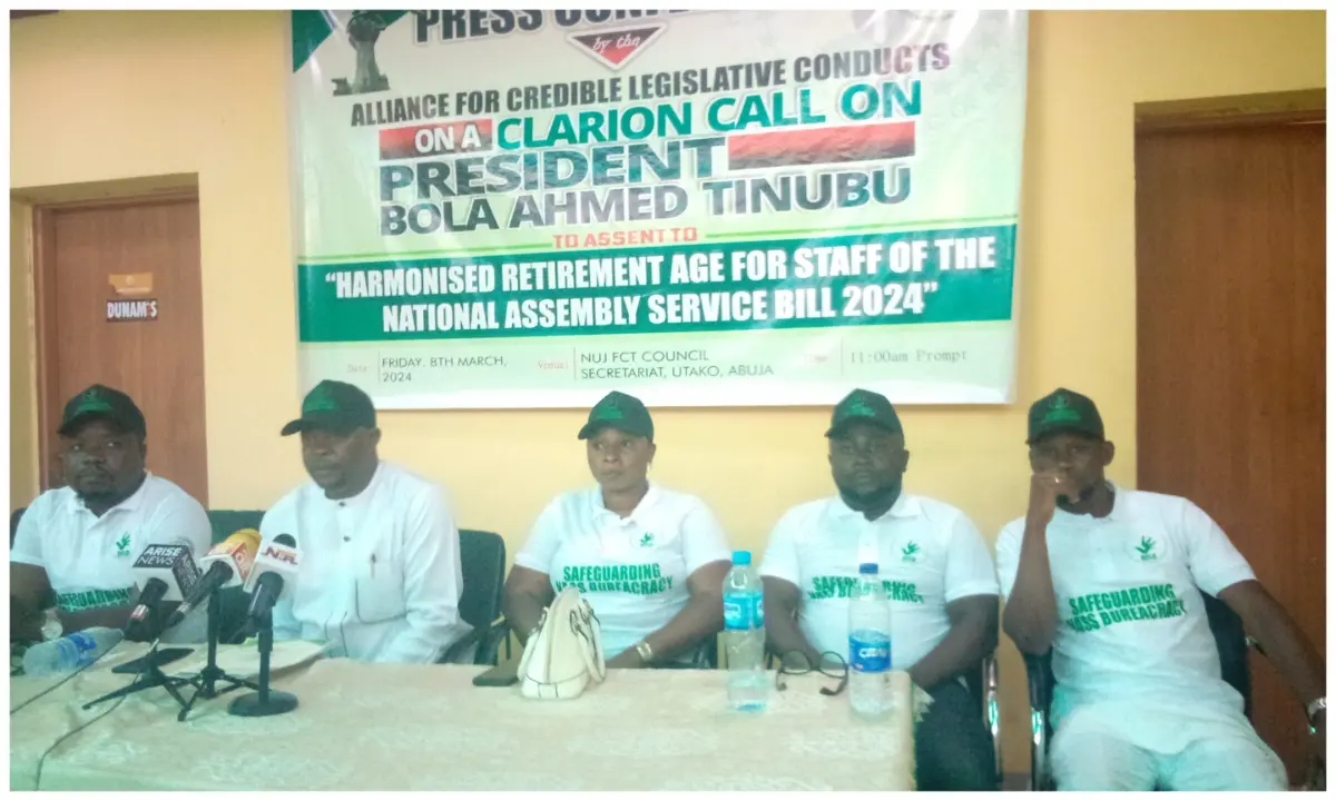 President Tinubu urged to sign bill on reviewed retirement age for NASS staff