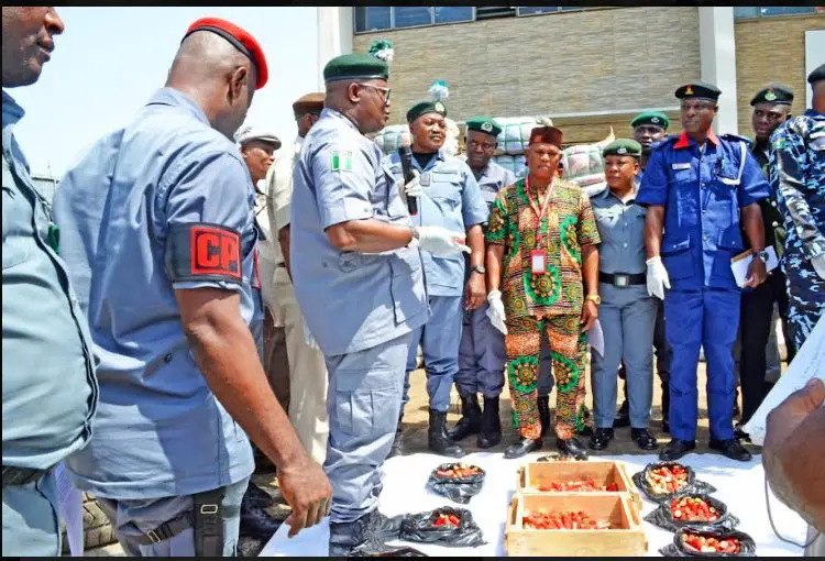 Customs intercepts 940 bullets, Indian hemps, others in Ogun