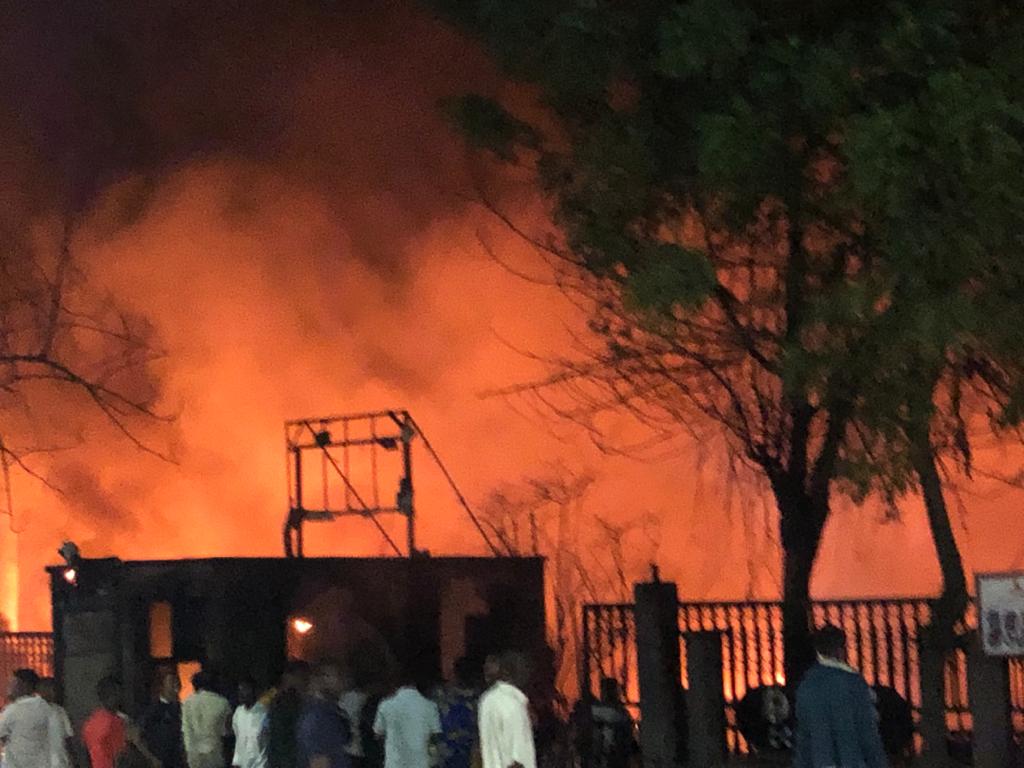 Again, fire guts Lagos market