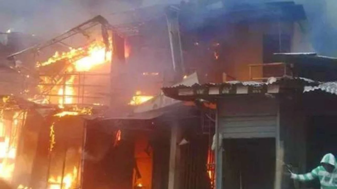 Two dead, shops razed as explosion rocks Lagos