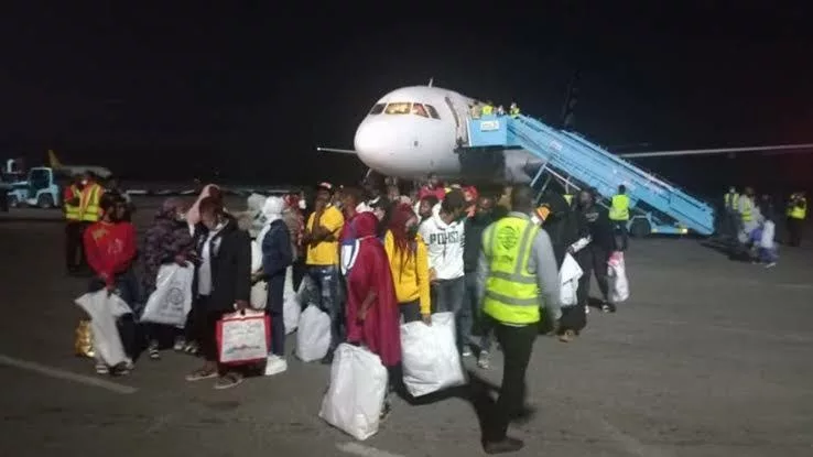 Another set of 122 stranded Nigerians evacuated from Libya