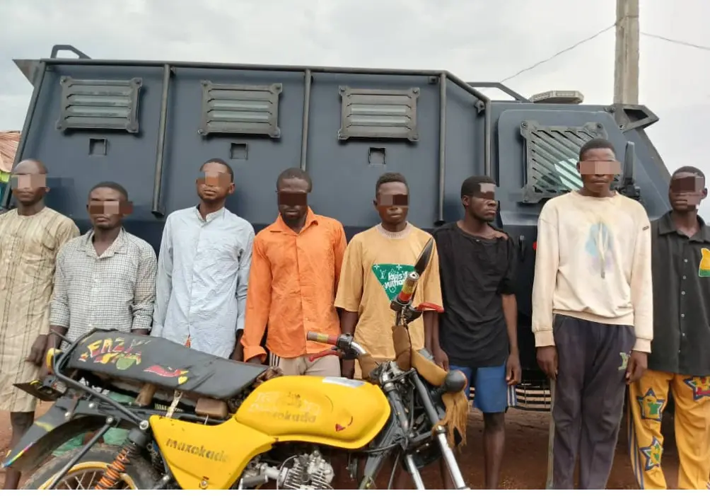 Ekiti: Police arrest 8 suspected motorcycle snatchers