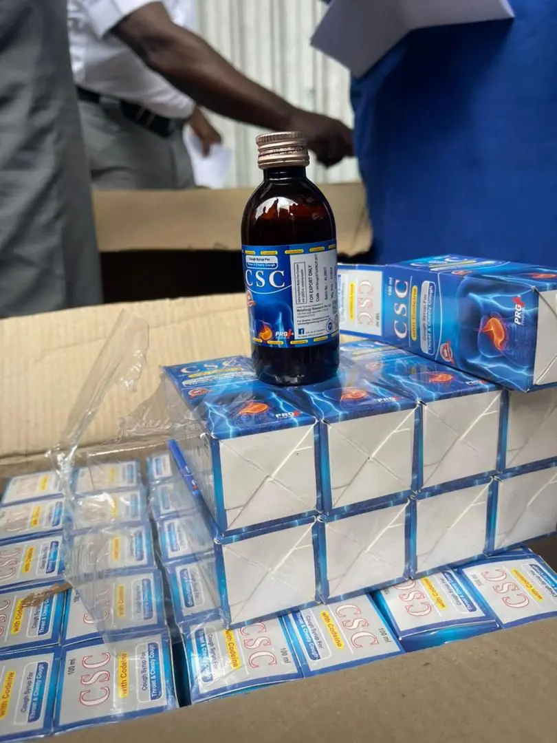 NDLEA intercepts codeine syrup, loud consignments worth over N2.1billion at Lagos, Port Harcourt airports