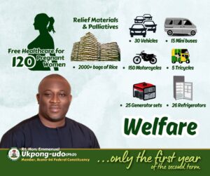 Akwa Ibom Lawmaker delivers First Anniversary message to Constituency