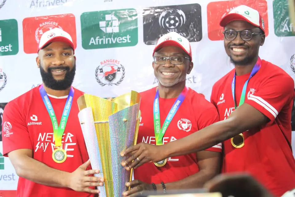 Rangers, fans celebrate NPFL Trophy in grand style