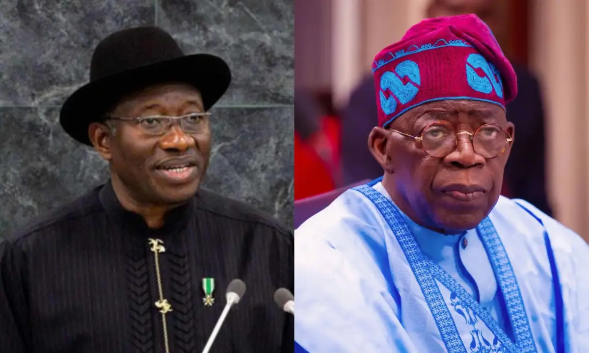 Build democracy that’ll reduce friction – Jonathan tells Tinubu