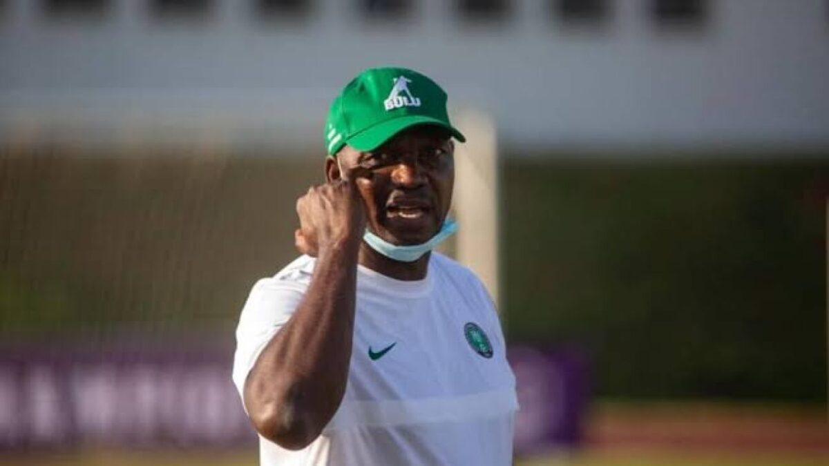 BREAKING: Eguavoen quits as Super Eagles interim coach after draw in Rwanda