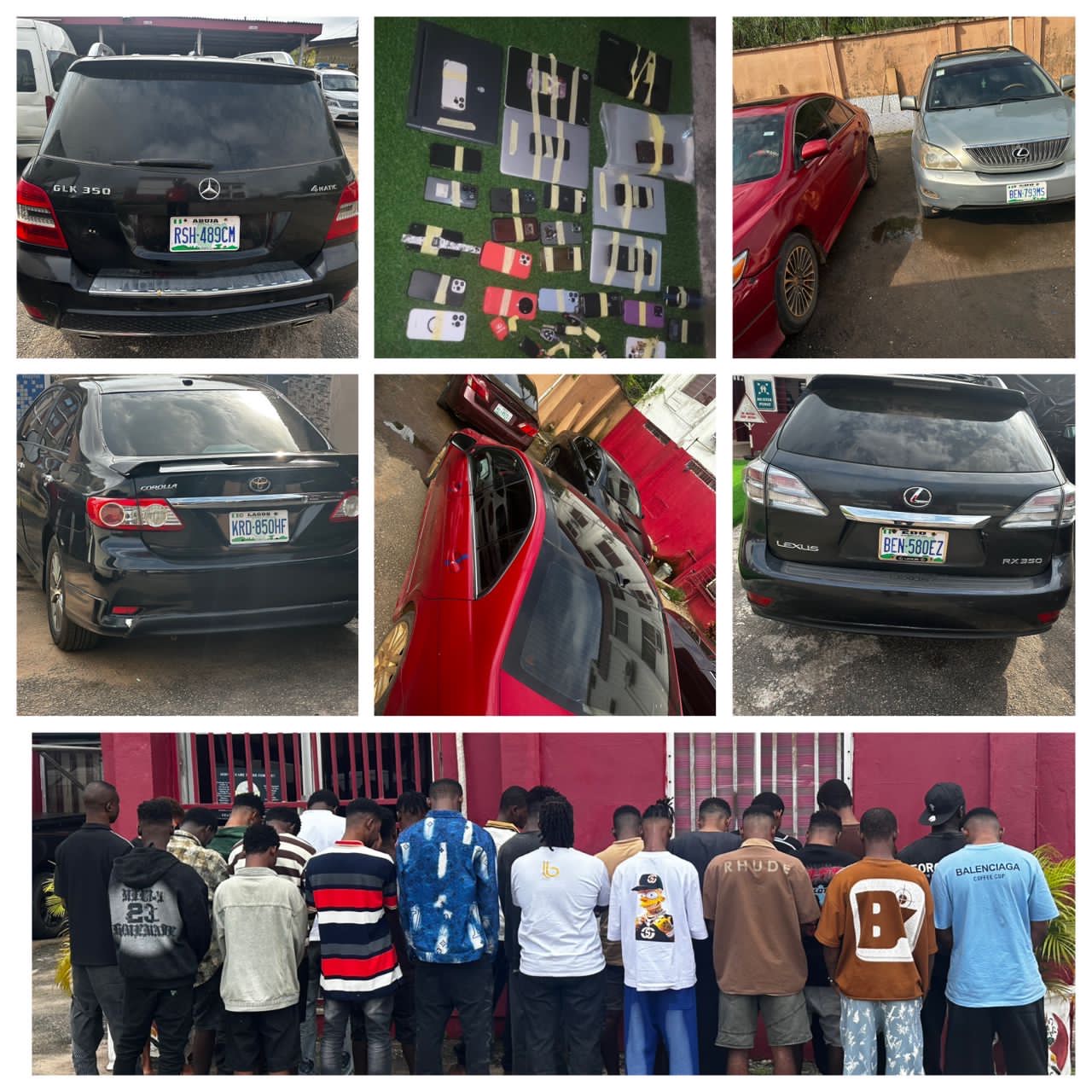 EFCC arrests 25 suspected ‘Yahoo boys’ in Benin