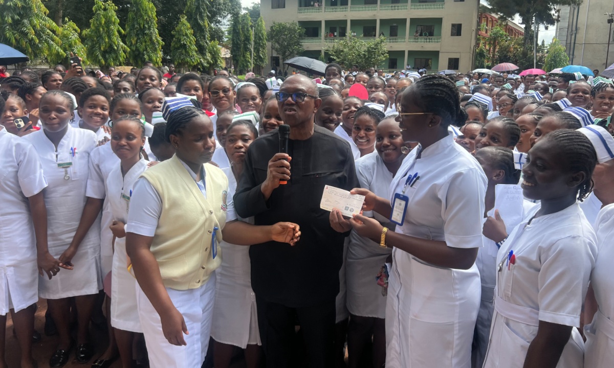 Obi donates N10m to Anambra hospital for reporting overpayment in previous pledge