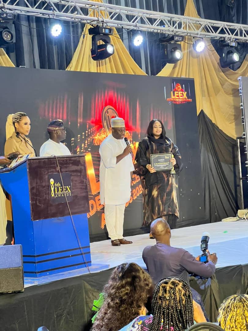 Akwa Ibom Lawmaker received Award as Best House of Rep member in Empowerment at Leadership Excellence Award (Pictures)