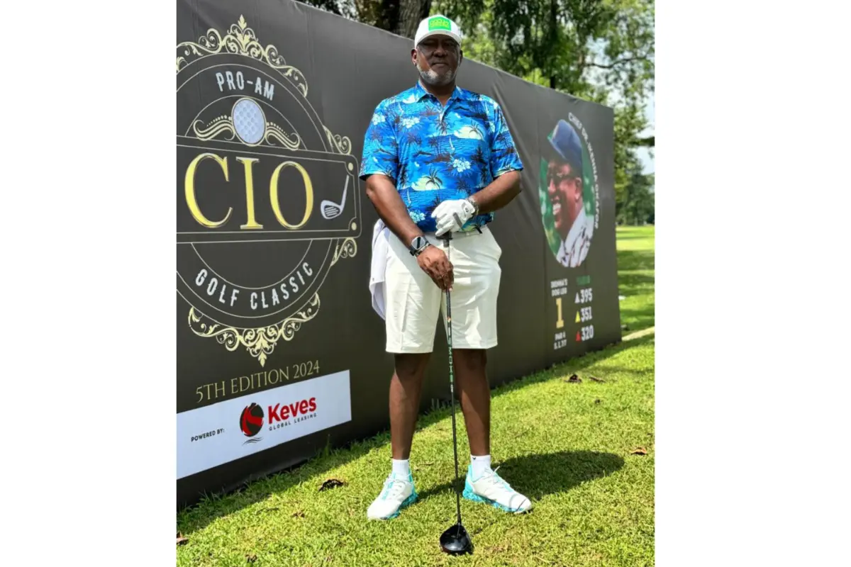 All eyes on Edochie, celebrity golfer