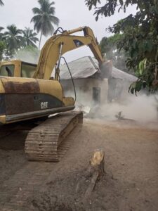 Security Operatives Dismantle Ibom Youth Council, Demolish Headquarters